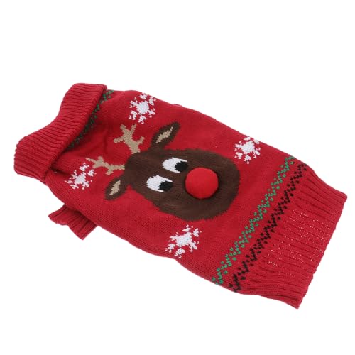 INOOMP 3 Stück Haustier Weihnachtskleidung Hundepullover Welpenkleidung Hundekleidung Haustierpullover von INOOMP