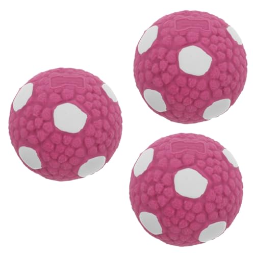 INOOMP 3 Stück Hundespielzeugball Outdoor Spielset Hundebälle Welpen Kauspielzeug Welpenbälle Apportieren Für Hunde Zum Apportieren Von Hundekauspielzeugen Haustierspielzeug Für von INOOMP