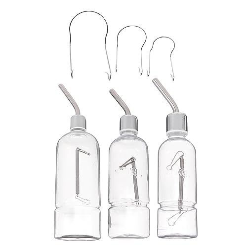 INOOMP Haustier-wasserflasche 3-teilig Automatischer Wasserspender Aus Edelstahl Elegantes Design von INOOMP