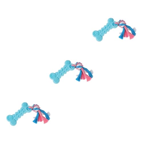 INOOMP 3St Haustier-Molaren Hunde zahnpflege Dog Toy Hunde-Zahnpflege Dogs Toys Hunde spielsachen Hunde-Interaktion Spielzeug kauen Hundebiss von INOOMP