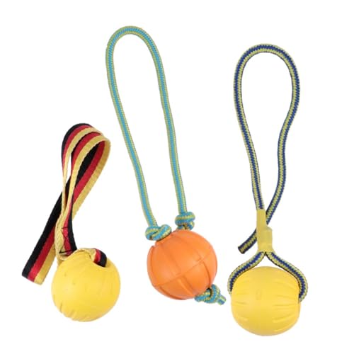 INOOMP 3St Hüpfball Spielzeug zum Apportieren von Hunden Trainingsbedarf für Haustiere Dog Toy Hunde spielsachen Spielzeuge bissfestes elastisches Ballspielzeug Hundeball trainieren von INOOMP