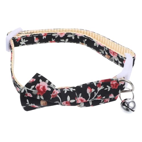 INOOMP 3St verstellbares Katzenhalsband seidenband bändchen Fascination dekoratives Katzenhalsband schmücken Katzenhalsband mit Fliege Krawatte Zubehör kleine Sonnenblume Polyester-Nylon von INOOMP