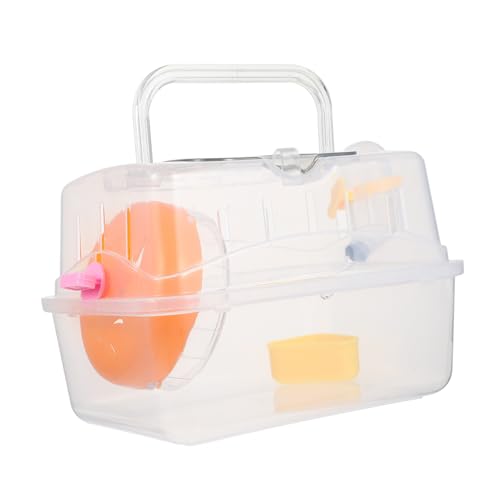 INOOMP 3st Hamsterkäfig Hamster-reisetransporter Einstreu Für Meerschweinchen Hamsterträger Transparente Hamstertrage Tragetasche Für Kleintiere Hamsterzubehör Papier Shampoo Reisen Abs von INOOMP