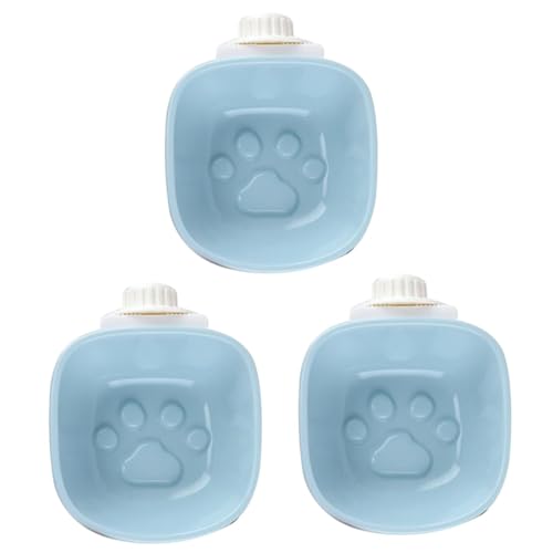 INOOMP 3st Hundefutter Hängender Hundenapf Futternapf Für Kätzchen Kiste Mit Katzenwassernapf Käfigmontierter Katzennapf Cartoon Katze Fressnapf Speisewasser Anti-erstickungs-schüssel von INOOMP