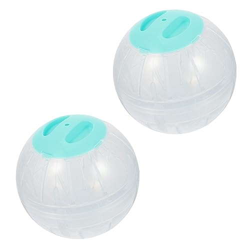 INOOMP 4 Stück Hamster Laufball Hamster-übungsbälle Transparente Trainingsbälle Übung Mini Rollspielzeug Für Kleintiere Mini-übungsball Zwerghamster Plastik Haustier Fitness Laufrad von INOOMP