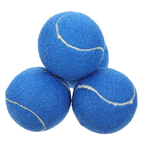 INOOMP 4 Stück Haustier Tennis Hunde Tennisbälle Werfende Hundebälle Backenzahnbälle Hundezug Spielzeug Bälle Für Hunde Hundespielzeug Tennisbälle Für Hunde Mehrzweck von INOOMP