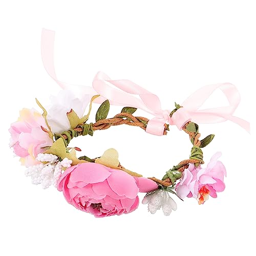 INOOMP 4 Stück Haustierhalsband Blumendekorationen Hund Blumen pet Supplies haustierbedarf Halsketten eine Halskette schönes Welpenhalsband Blumenhalsband für die Blumen von INOOMP