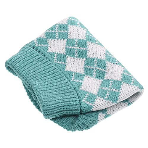 INOOMP 4 Stück Hundepullover hundepulli Hunde Pulli Strickpullover für Hunde Herbst-Winter-Welpenpullover Welpen-Outfits entzückender Katzenpullover Bequeme Hundekleidung Acryl Green von INOOMP