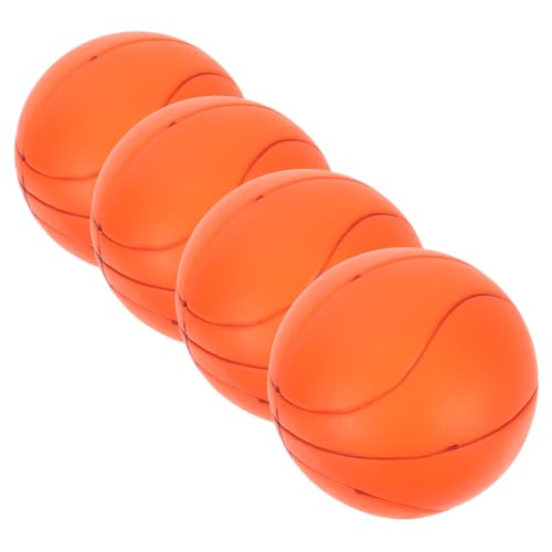 INOOMP 4 Stück Hundespielzeugball Peppiger Haustierball interaktives Interactive Dog Toys kauspielzeug welpe Lebensmittelspielzeug Trainingsspielzeug für Haustiere Fußball Basketball Ball von INOOMP