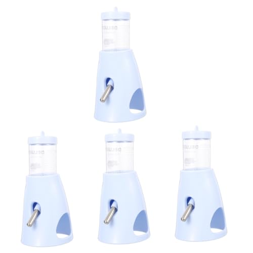 INOOMP 4 Stück Wasserflasche für Hamster stehender Wasserspender Trinkbrunnen für Haustiere Hamster wasserspender nager trinkflasche Wasserspender für Hamster tägliche Hamstertränke pp von INOOMP