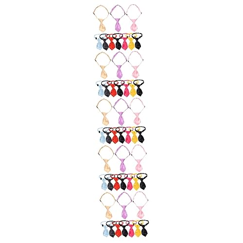 INOOMP 50 Stück Halsband Schönheit Krawatte Kätzchen Krawatten Corbatas para Niños Formell Hundewelpen Hundehalsband Hundefliege Halsband Weihnachtsmannkostüm Weihnachtsfliegen Für Hunde von INOOMP