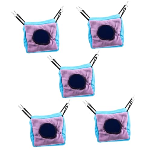 INOOMP 5St Eichhörnchen-Nest aus Baumwolle Papageienspielzeug Meerschweinchenkäfig Hamster hängematte hamsterbett Spielzeuge Kaninchenspielzeug bequemes meerschweinchenbett Heimtierbedarf von INOOMP