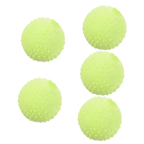 INOOMP 5St Hundespielzeugball Interactive Dog Toys interaktiver hundeball Hundebälle Hund Backenzahn Kugel Mahlkugel kauen Kleiner Hund Trainingsball Haustier Spielzeug Gummiball von INOOMP