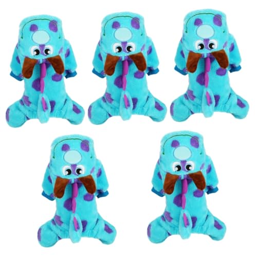 INOOMP 5st Verwandlungskostüm Für Haustiere Kreative Hundekleidung Hund Warmer Drachenmantel Katzen-Dinosaurier-Kleidung Wärmekleidung Für Welpen Stichkostüm Halloween Korallenvlies von INOOMP