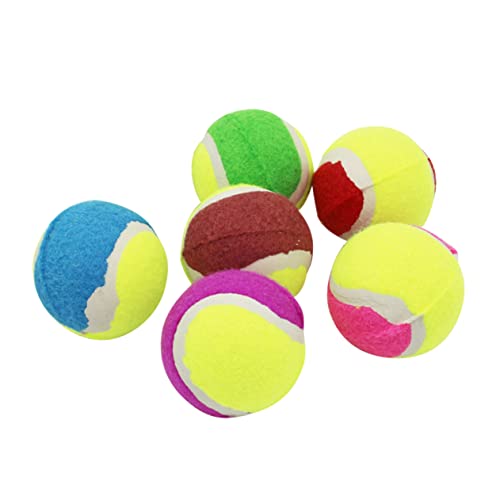 INOOMP 6 Pack Haustierbälle interaktives Spielzeug Interactive Toys Hunde Activity Spielzeug Spielzeuge Bälle für Hunde Spielzeug für Haustiere Keine Elastizität Pet-Ball Gummiball von INOOMP