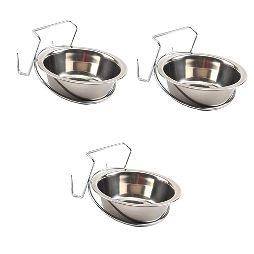 INOOMP 6 STK hängender Futternapf Häschen-Feeder Futternäpfe für Haustiere pet Water Bowl pet Supplies hundesofa Haustierzubehör Futterautomat für Haustiere Rostfreier Stahl Geschirr von INOOMP