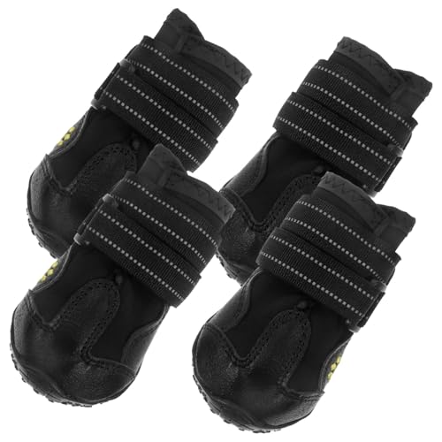 INOOMP 8 STK Haustier-Hundeschuhe Winterschuhe für Hunde Dog Shoes Haustierschuhe für Welpen Hundestiefel für den Winter Schneestiefel für Haustiere Haustier Hundeschuhe Winter von INOOMP