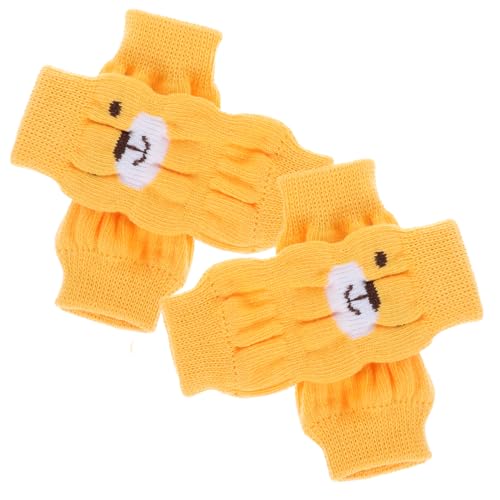 INOOMP 8 STK Haustier socken Cartoon Hundesocken Beinwärmer für Welpen Beinwärmer für Hunde und Katzen Hundebein Ärmel gemeinsam Haustiere Hunde-Leggings Kratzfeste Hundesocken Baumwolle von INOOMP