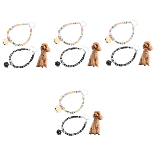 INOOMP 8 STK Katzenhalsband Boho- Hundehalsbänder Aus Verschleißfestes Zubehör Mit Hundehalsband Welpenzubehör Für Mädchen Stirnband Nylon Haustier Die Klingel von INOOMP