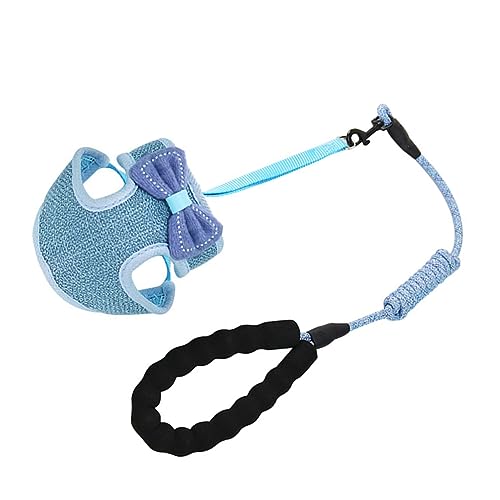 INOOMP Brustgurt für Haustiere einstellbar Weste Brustgurt Leine für Welpen Katzenleine cat Leash cat Harnesses laufweste Brustgurt für Katzen Haustier Geschirr Anti brechen Leinen von INOOMP