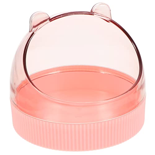 INOOMP Futternapf Für Kleintiere Rattenschüssel Futternapf Für Ratten Hamsterfutter Kleiner Tierfutternapf Igel Essen Wassernapf Für Hamster Rattenvorräte Speiseteller Acryl Haushalt Rosa von INOOMP