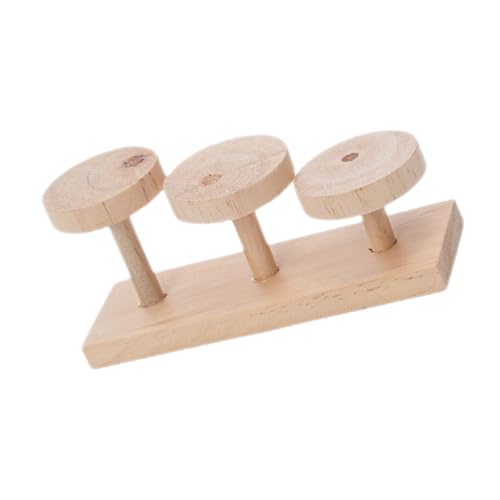 INOOMP Hamster-Spielzeug Hamster Spielzeug hamsterspielzeug Kletterleitern aus Holz Papageienleiterspielzeug papageienkäfig Vogelspielzeug Vogel-Hängeleiter Papageienspielzeug Backenzahn von INOOMP