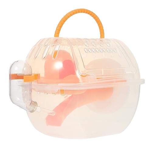 INOOMP Hamsterkäfig Hamster Tragetaschen Dealspet-Zubehör Hamster käfig Hamster cage Hamster-Reisekäfig Transportkäfig für kleine Haustiere draussen Haustierkäfig Käfig zum Mitnehmen pp von INOOMP