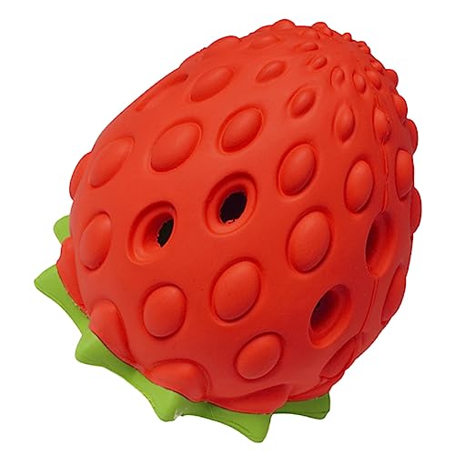 INOOMP Haustier Spielzeug Kauspielzeug für kleine Welpen große Hundebürste Interactive Dog Toys interaktives Spielzeug Spielzeuge Schleifspielzeug für Hunde Tierzähne Spielzeug rot von INOOMP