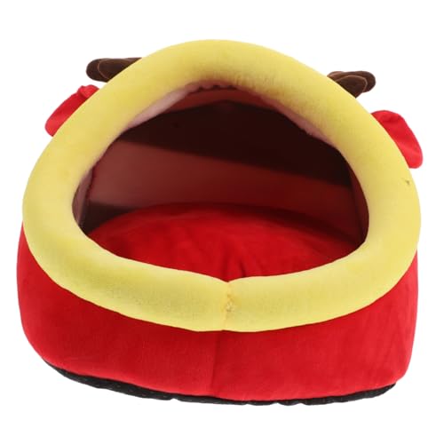 INOOMP Bequemes Kurzkopfgleiternest Stoff-hamsterhaus Warmes Bett Für Kleintiere Modernes Design Leicht Waschbar INOOMP Bequemes Kurzkopfgleiternest Stoff-hamsterhaus Warmes Bett Für Kleintiere Modernes Design Leicht Waschbar von INOOMP