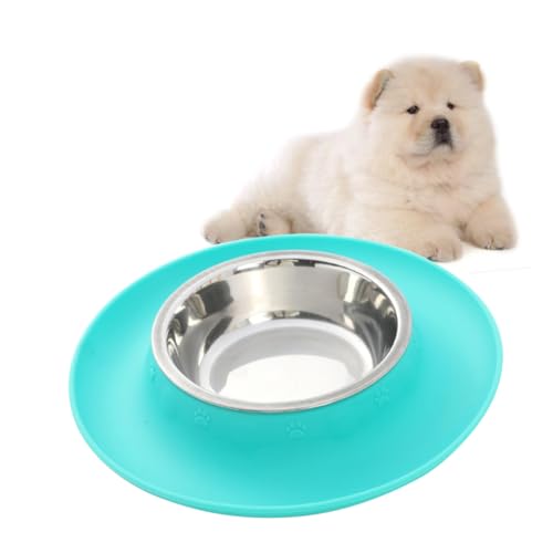 INOOMP Haustiernapf Aus Edelstahl Futternapf Für Haustiere Futter- Und Wassernapf Hundefutter Pet Bowl Futternapf Cartoon Katze Fressnapf Wassernäpfe Geschirr Auslaufschutz von INOOMP