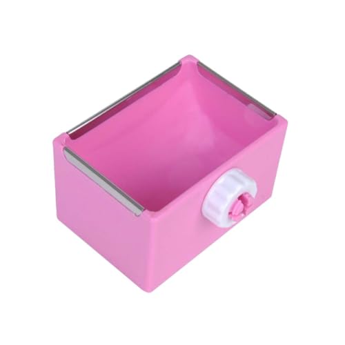 INOOMP Haustiernapf Futterspender petg Häschen Schweine Napf für Meerschweinchen Das Kaninchen pet Food Container Haustierfutterbehälter Haustierfutterpink Futternapf für Haustiere Rosa von INOOMP