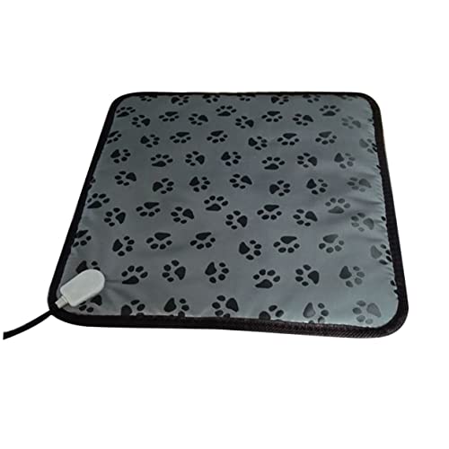 INOOMP Hunde wärmer Matte pet Heating pad Heizkissen für Haustiere Fußabdruck Heizmatte für Haustiere Hund heizkissen Haustier wärmer konstante Temperatur Heizung von INOOMP