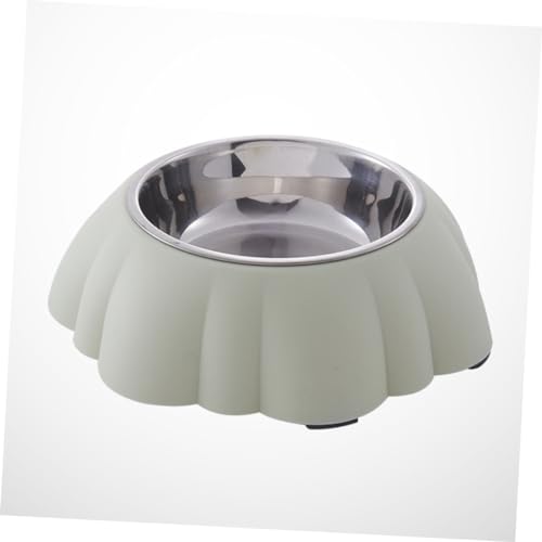 INOOMP Hundefutter edelstahlschüsseln Stainless Steel Bowl hundeschale Haustierwasserstation cat Bowls Futternapf für Welpen Schüsseln für Hunde Haustiernapf Hundenapf Zubringer Fressnapf von INOOMP