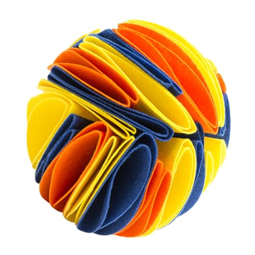 INOOMP Hundeschnüffelball Hundespielzeug für kleine Hunde Haustier schnüffelt Hunde suchspielzeug Hunde-intelligenzspielzeug Beißspielzeug für Hunde Auslaufspielzeug für Haustierfutter von INOOMP