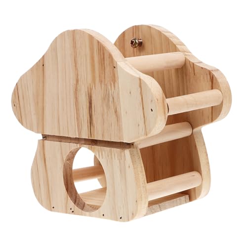 INOOMP Heu Feeder Rack Holz Heu für Haustier Käfig Bunny Feeder Organisiert Gras Spender von INOOMP