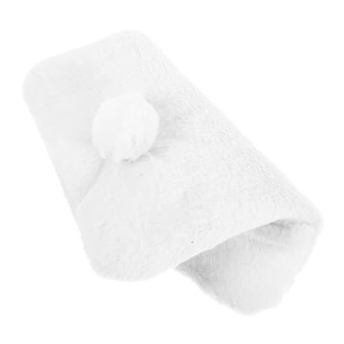 INOOMP Kaninchennestmatte Haustier-PIPI-Pad waschbare Pee-Pad Schlafbett für Kleintiere Kaninchenkäfigmatte Hamster warme Matten Futter für Meerschweinchenkäfige Baumwolle Weiß von INOOMP