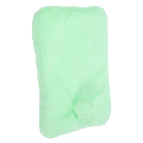 INOOMP Kaninchennestmatte Schlafunterlage für Hase Wiederverwendbare Kanincheneinlage Hamster warme Matten Kaninchen-Winterbettunterlage PIPI-Pads für Hunde Baumwolle Light Green von INOOMP