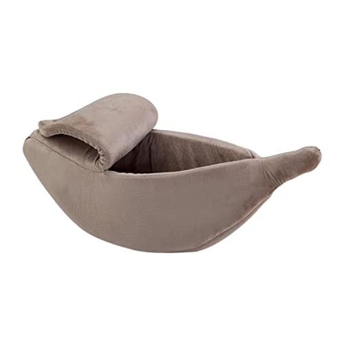 INOOMP Katzennest katzenbett banane Haustier warmes Hundenapfbett Warme Hundematte Zwinger haustierbett Hundebett Katzenbetten Hund warme Matte Katzenhausbett Bananenbett Katzensofa von INOOMP