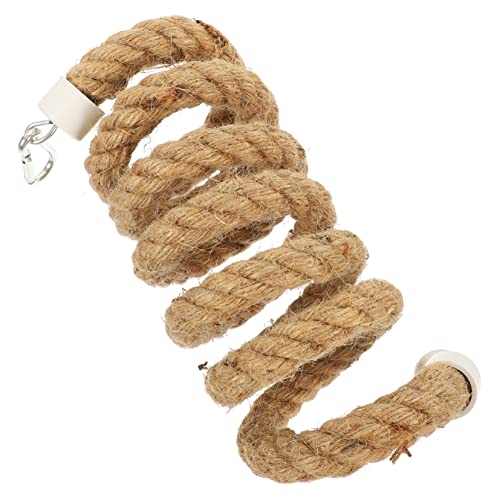 INOOMP Kletterseilspielzeug Vogel-Bungee Für Vogelseil Papageienseil Zur Vogelsuche Papageienkletterseil Papageienschaukel Zum Aufhängen Drinnen Klettern Vogelstangen Hanfseil INOOMP Kletterseilspielzeug Vogel-Bungee Für Vogelseil Papageienseil Zur Vogelsuche Papageienkletterseil Papageienschaukel Zum Aufhängen Drinnen Klettern Vogelstangen Hanfseil von INOOMP