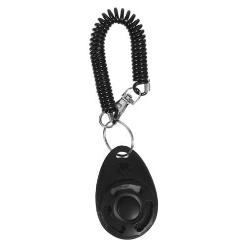 INOOMP Klicker Für Haustiertraining Hundetrainingsset Hundeklicker Trainingsgeräte Für Welpen Klicker Trainieren Trainingsklicker Für Welpen Clicker Zum Katzentraining Black Abs von INOOMP