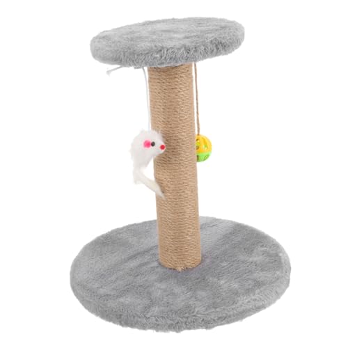 INOOMP Kratzbaum für Katzen aus Sisal kratzmöbel für Katzen katzenkratzbretter Katzenkratzstange Kletterturm für Katzen Spielzeug Katzenbedarf Katzenkratzer klein Bergsteiger Sisalseil von INOOMP