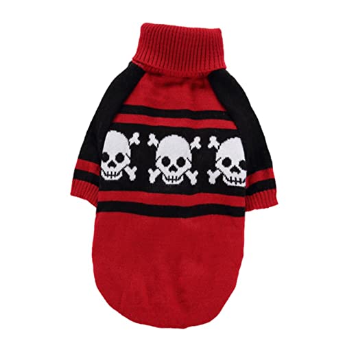 INOOMP Kürbiskostüme Für Hunde Hundepullover Für Kleine Hunde Aquarium Vulkan Spinnenanzug Für Hund Halloweenkostüm Kleiner Hundepullover Hund Halloween-Outfit Kleidung Haustier Rot von INOOMP