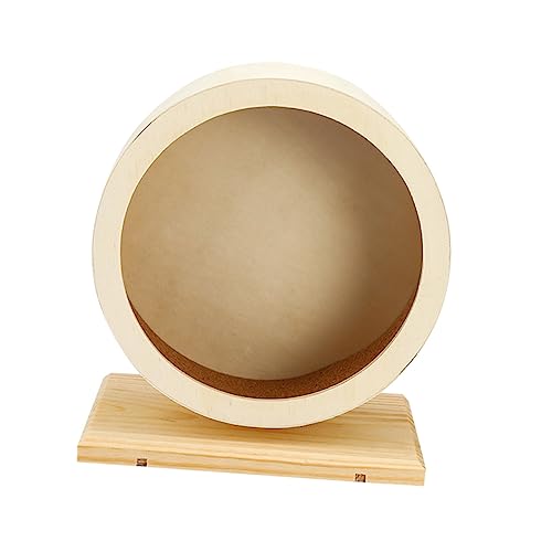 INOOMP Tier Hamster Dh Spielzeug Holz Haustier Laufrad Silent Design für Haustier Übung von INOOMP