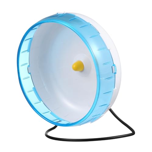 INOOMP Laufrad für Hamsterspielzeug kleine tierische Fliegende Untertasse Spielzeug für kleine Tiere Hamster Spielzeug nager Spielzeug Hamster Laufrad Hamster-Jogging-Spinner Metall Blue von INOOMP