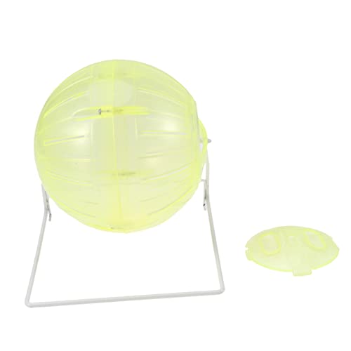 INOOMP Miniball für Haustiere Hamster Spielzeug hamsterspielzeug Kleintier-Laufkugel Hamster-Spielzeug Chinchilla-Rad Mäuse joggen Igelrad Hamster-Laufball Laufball für Hamster Yellow von INOOMP