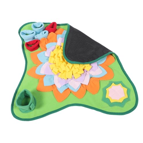 INOOMP Pet Sniffing Pad Schnüffelmatte Für Katzen Hund Langsam Fressende Matte Hundenasen-arbeitsmatte Schnupftabakdecke Für Welpen Schnüffelpad Für Haustiere Flanell Snack-Matte Haushalt von INOOMP