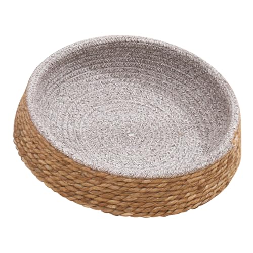 INOOMP Rattan Haustierbett Für Katzen Rattan Bett Haustier Katzen Schlafnest Warmes Ordentlich Gewebtes Haustier Nest Kühlendes Haustier Nest Haustier Hunde Nest Gewebtes Haustier von INOOMP