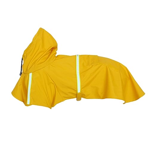 INOOMP Regenjacke für Haustiere hunderegenmantel Regenjacken für Hunde Regenmantel Hunde Dog Regenmantel wimperntusche Regenmantel für Hunde Hunde-Regen-Hoodie mit Hut Poncho von INOOMP