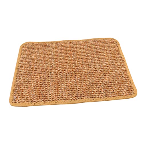 INOOMP Sisal Katzen Griff Katzenkäfig Teppich Couchschutz Für Katzen Sofaschutz Für Katzen Katzensofaschutz Katze Teppich Matte Katze Schlafmatte Klauenschleifpad Katze Necken Matte von INOOMP