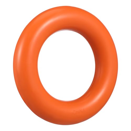 INOOMP Hochwertiger Gummiring Für Hunde Kauspielzeug Zur Zahnpflege Für Haustiere Robustes Und Langlebiges Orange Ideal Für Das Kauen Und Reinigen Der Zähne Pet Chew Toy Ring von INOOMP